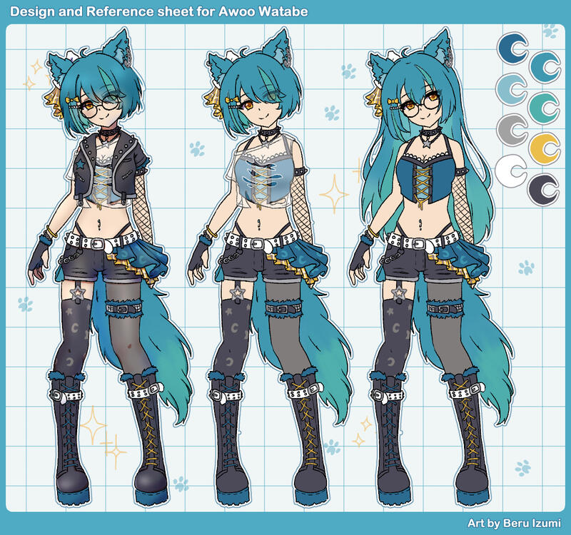 Punk rock idol outfit