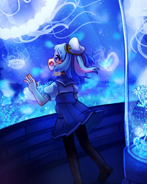 November, art by Shionbluu, (Addersss)